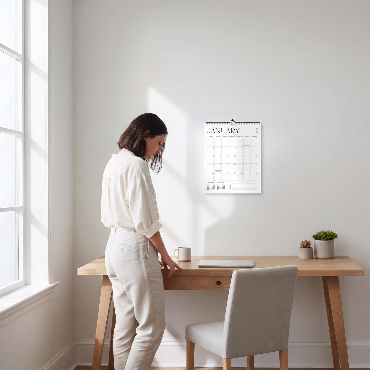 Beautiful 2026-2027 Wall Calendar - Runs from January 2027 until July 2028