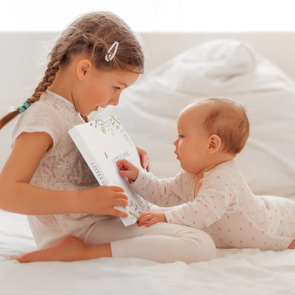 Keepsake Baby Memory Book for Boys & Girls - Timeless First 5 Year Baby Book Photo Album - Gender Neutral Journal Scrapbook - Record a Milestone for Every Event from Birth to Age 5