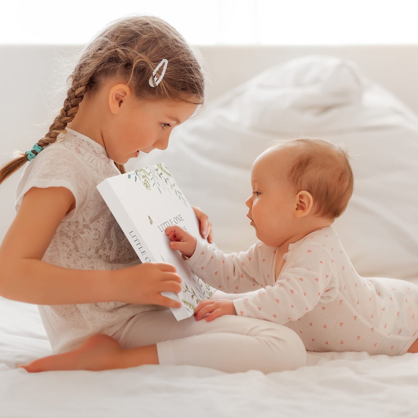 Keepsake Baby Memory Book for Boys & Girls - Timeless First 5 Year Baby Book Photo Album - Gender Neutral Journal Scrapbook - Record a Milestone for Every Event from Birth to Age 5