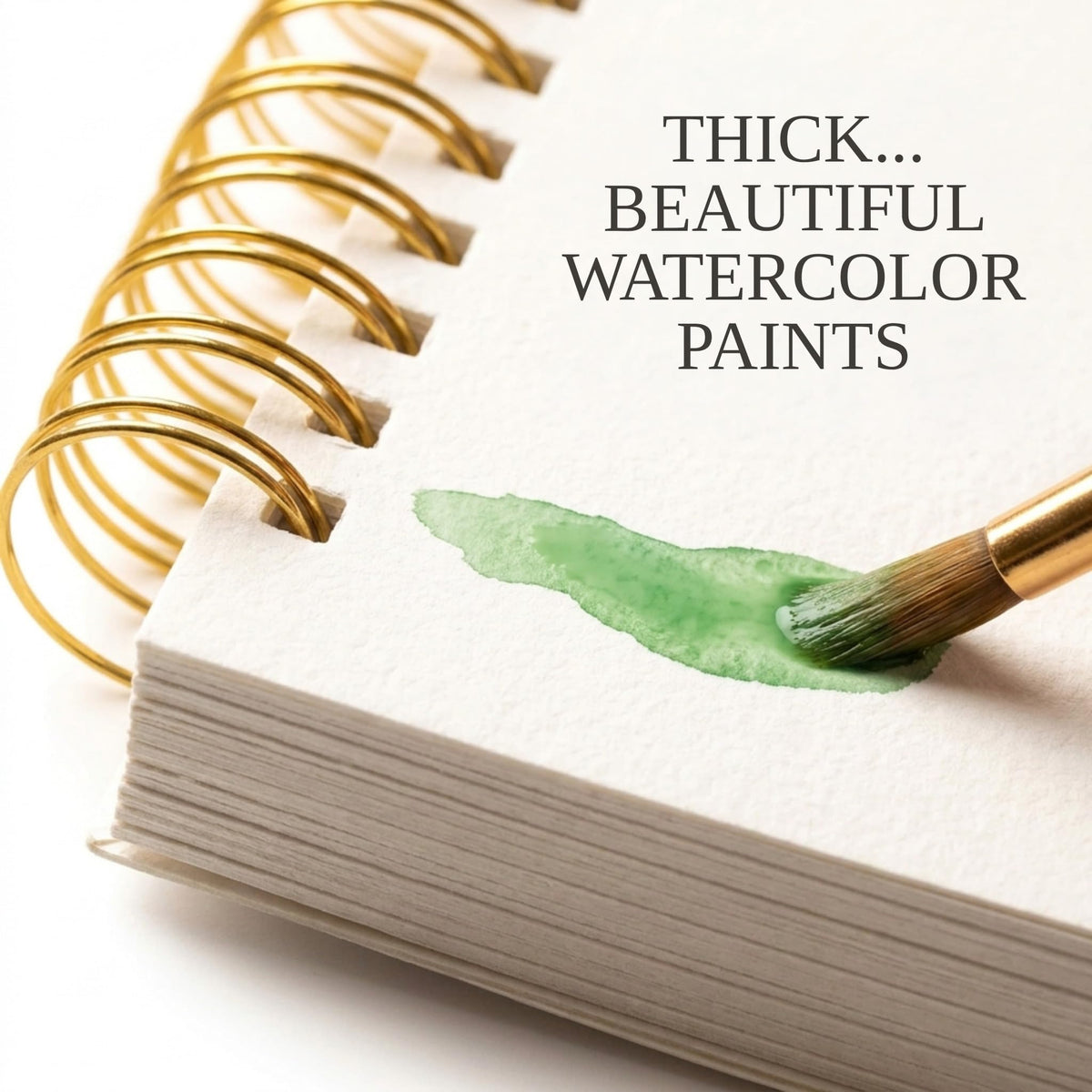 Beautiful Watercolor Workbook for Beginners - Relaxing & Easy to Paint