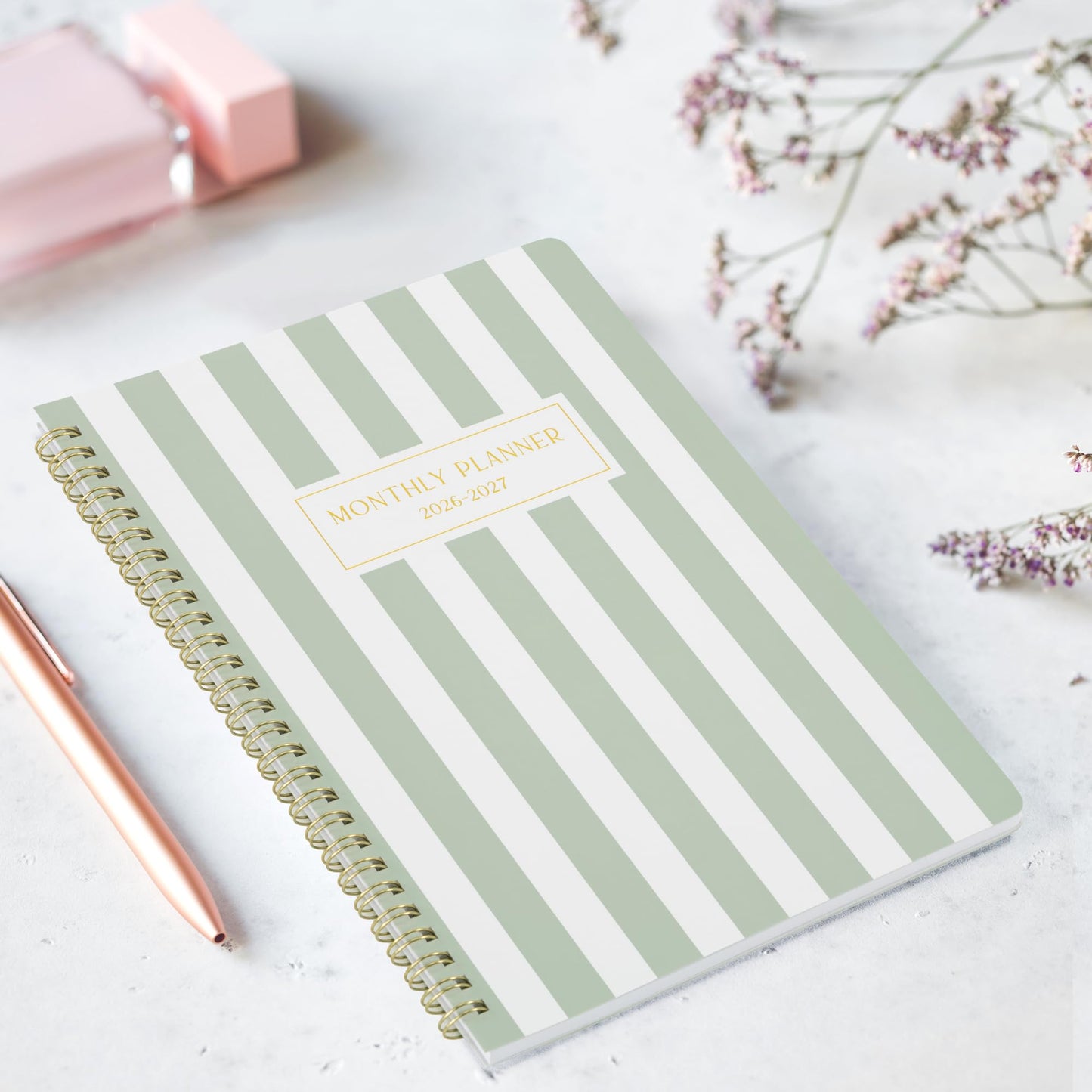 Beautiful 2026-2027 Monthly Planner - To Do List Notebook That Easily Organizes Your Tasks to Boost Productivity - Runs From January 2026 Until December 2027