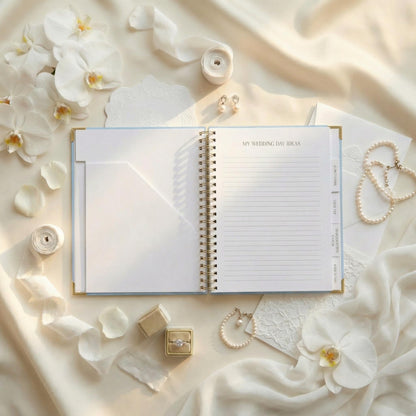 Beautiful Wedding Planner Book and Organizer - Perfect for Detailed Planning Of Your Big Day - Unique Engagement Gift for Newly Engaged Couples, Future Brides and Grooms