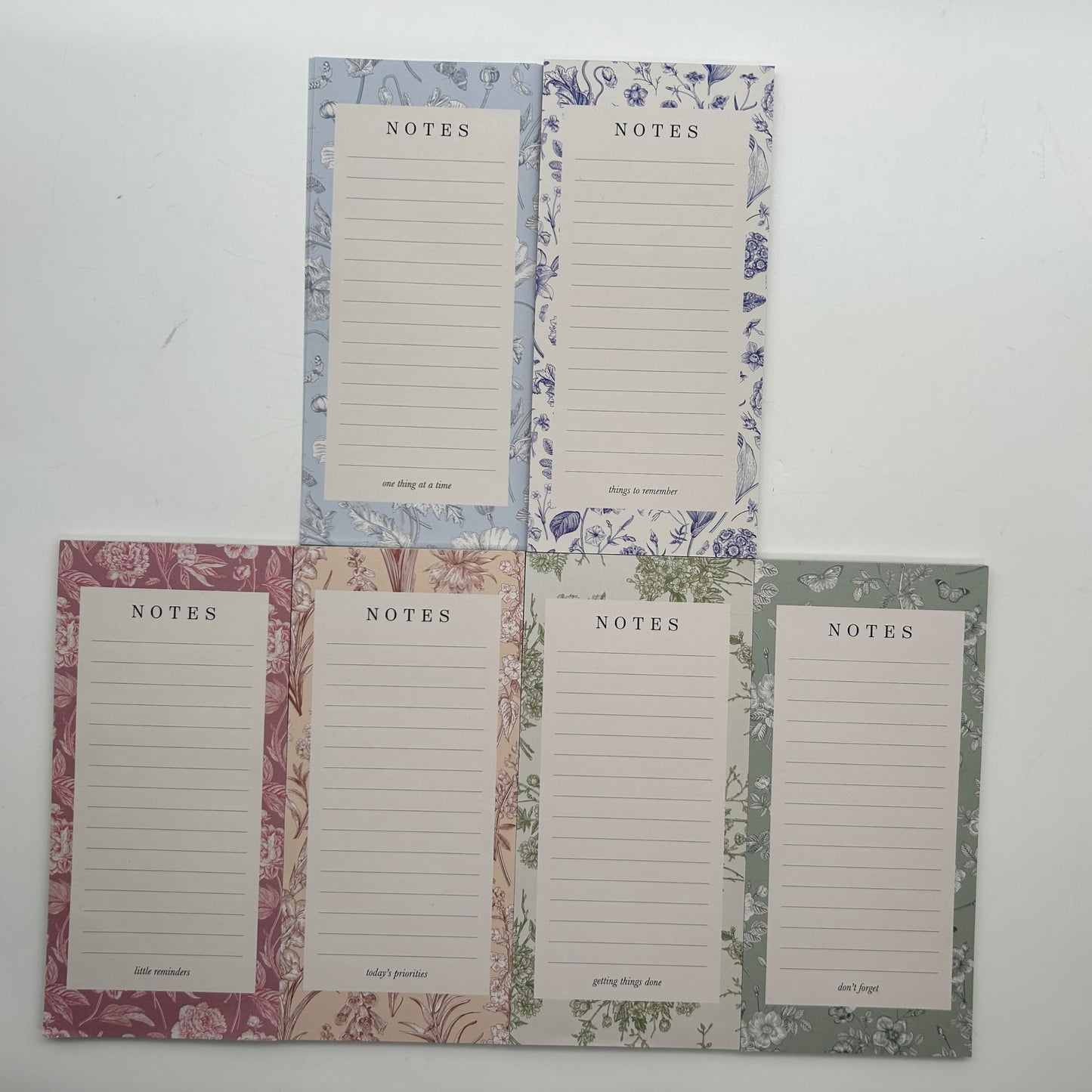 Beautiful Magnetic Notepads for Fridge - Set Of 6 Modern Note pads With Lined Pages to Easily Write Notes & Make Grocery/Shopping Lists - The Perfect To Do Pad w/ Strong Magnets for Your Refrigerator