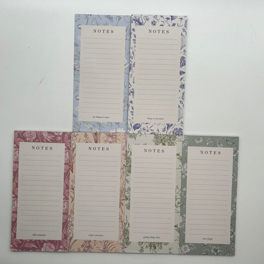 Beautiful Magnetic Notepads for Fridge - Set Of 6 Modern Note pads With Lined Pages to Easily Write Notes & Make Grocery/Shopping Lists - The Perfect To Do Pad w/ Strong Magnets for Your Refrigerator