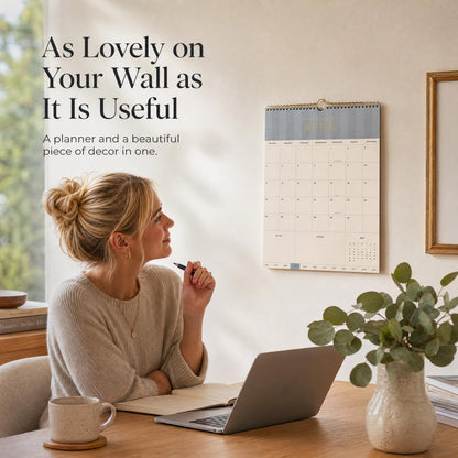 Aesthetic 2026-2027 Wall Calendar - Runs from June 2026 Until December 2027 - The Perfect Modern Calendar Planner for Easy Organizing