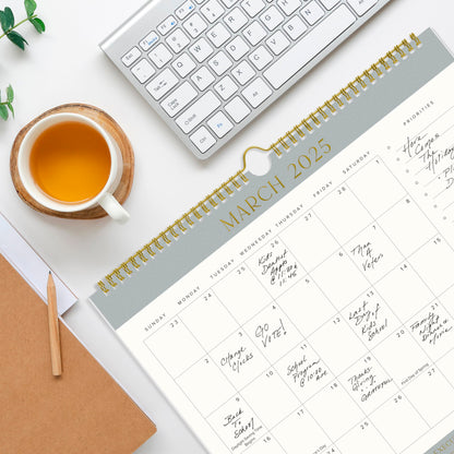 Aesthetic 2025-2026 Wall Calendar - Runs from January 2025 Until July 2026 - The Perfect Wall Hanging Calendar Planner for Easy Organizing