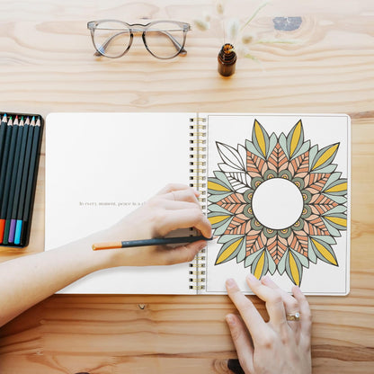 Beautiful Adult Coloring Book Set of 2 for Relaxation - Mandala Coloring Books with Inspirational Quotes Making it a Great Gift - Perfect Stress-Relieving Books Fun to Color for Women