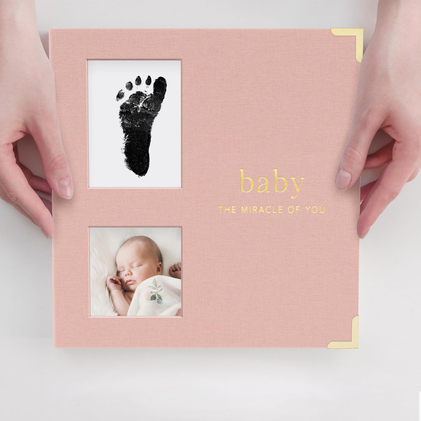 Keepsake Baby Memory Book for Boys and Girls - Timeless First 5 Year Baby Book With Photoslots - Cute Journal Scrapbook or Photo Album - Record a Milestone for Every Event from Birth to Age 5