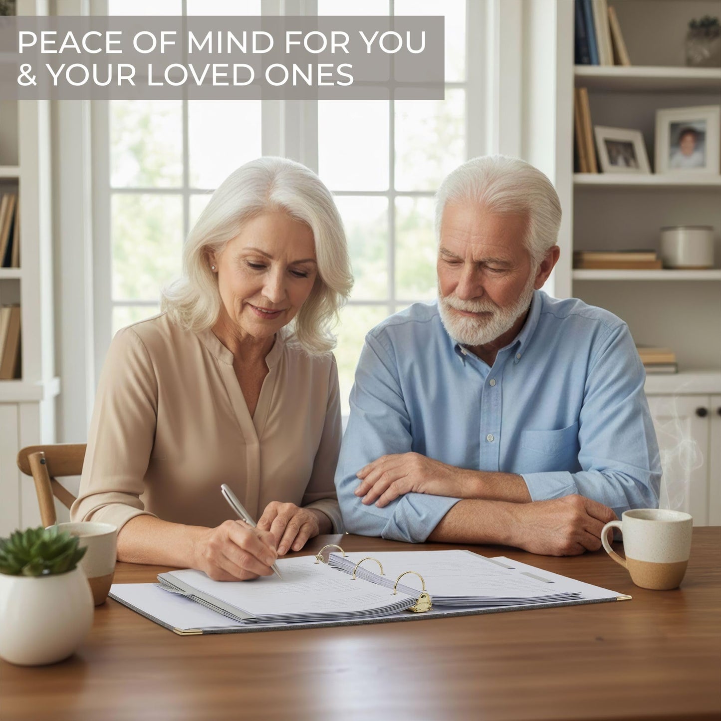 Aesthetic End of Life Planner - The Perfect Estate Planning Organizer for Final Wishes, Important Documents, Family Emergency and Funeral Planning Binder