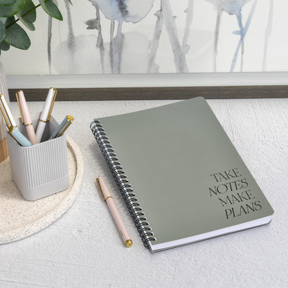 Beautiful Daily Planner And Notebook With Hourly Schedule - Aesthetic Spiral To do List Notepad to Easily Organize Your Work Tasks And Appointments - The Perfect Office Supplies For Women