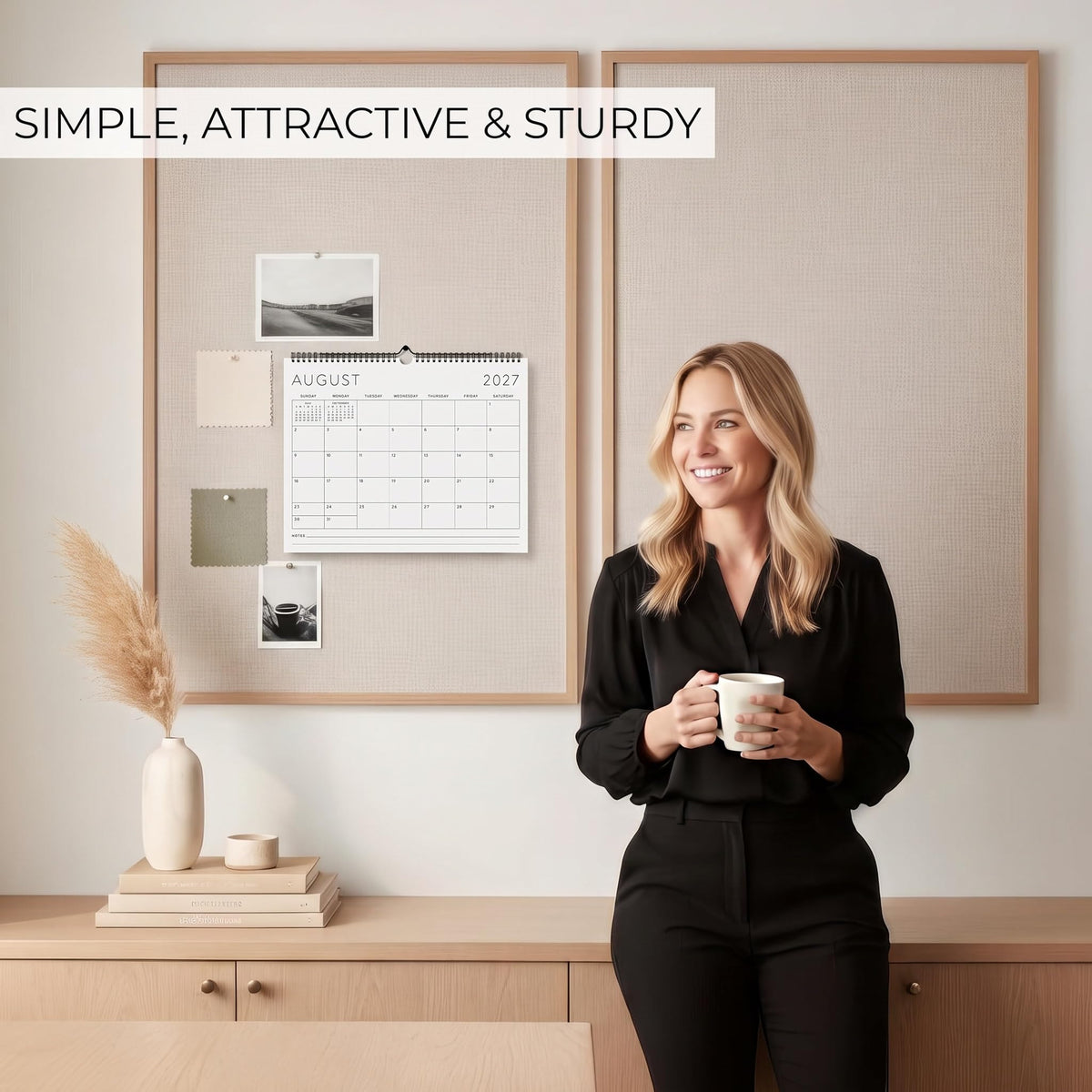 Beautiful 2027-2028 Wall Calendar - Runs from January 2027 - July 2028