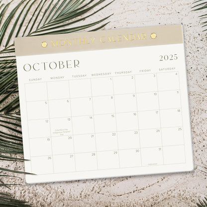 Beautiful 2025-2026 Magnetic Fridge Calendar - Runs From January 2025 Until July 2026 - The Perfect Monthly Refrigerator Calendar for Easy Organizing