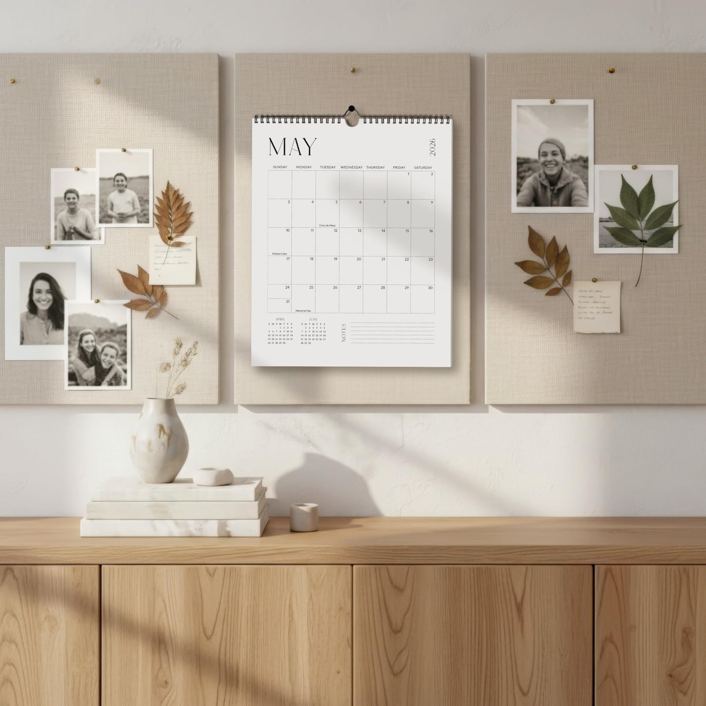 Beautiful 2026-2027 Wall Calendar - Runs from January 2026 until July 2027 – Large 14.5"x11.5" Office Wall Calendar for Easy Organizing