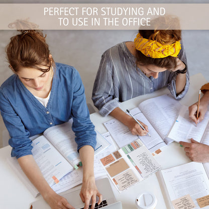 ZICOTO Aesthetic Spiral Notebook Set and Pastel Sticky Notes Bundle - Perfect Office Desk Supplies To Say Organized at Work or School