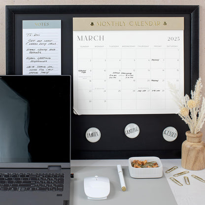Beautiful 2025-2026 Magnetic Fridge Calendar - Runs From January 2025 Until July 2026 - The Perfect Monthly Refrigerator Calendar for Easy Organizing