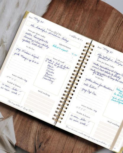Beautiful To Do List Notebook - Aesthetic Daily Planner to Easily Organize Your Tasks And Boost Productivity - Stylish Undated Planner And School or Office Supplies For Women