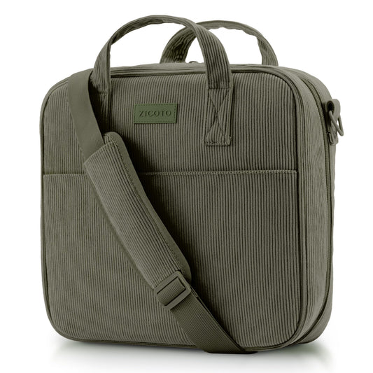 Sturdy 3-Ring Zipper Binder with Shoulder Strap for School – Beautiful 2-Inch Zip-Up Binder with Extra Pockets Holds 500 Sheets, Books & Laptop – Easy-to-Carry Trapper Keeper Made of Premium Fabric