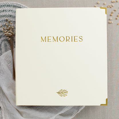 Beautiful Linen Photo Album For 4x6 Photos - Safely Holds Up To 500 Pictures of Unique Memories - The Perfect Large Photo Book To Store All Pictures of Treasured Family, Baby or Wedding Moments