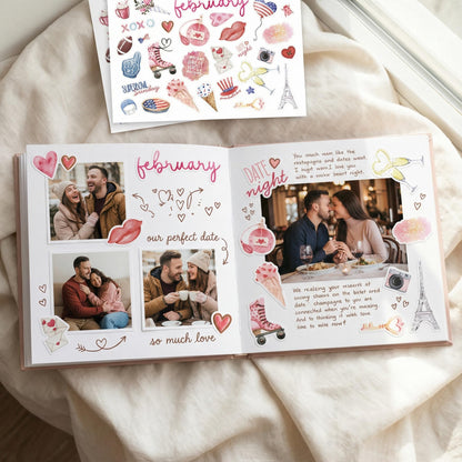 Aesthetic Monthly Planner Stickers - Beautiful Holiday Sticker Set to Enhance Your Planner, Journal or Calendar - Perfect Scrapbook Supplies & Accessories with All Year Holidays & Vintage Stickers