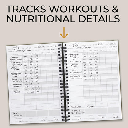 The Ultimate Fitness Journal for Tracking and Crushing Your Gym Goals - Detailed Workout Planner & Log Book For Men and Women - Great Gym Accessories With Calendar, Nutrition & Progress Tracker