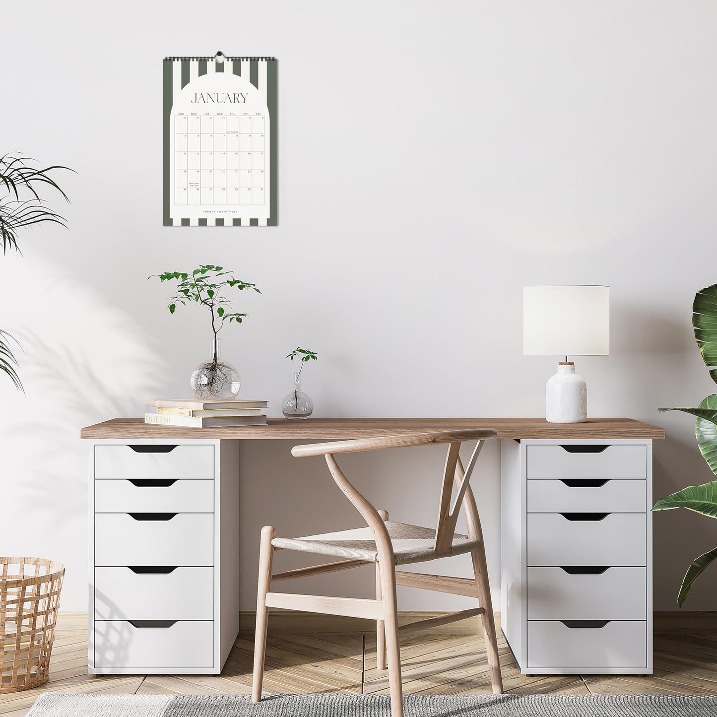 Aesthetic 2025-2026 Wall Calendar - Runs from May 2025 Until December 2026 - The Perfect Modern Calendar Planner for Easy Organizing