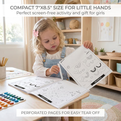 ZICOTO Fun How to Draw Books for Kids Set of 2 - Cute Step by Step Drawing and Coloring Book Gifts for Girls Ages 4-6, 6-8 & 8-12 - Learn to Draw Beautiful Designs with Easy Steps for Little Artists