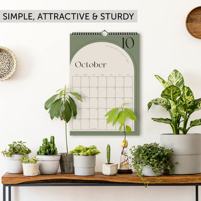 Aesthetic Minimalistic 2024 Wall Calendar - Runs from June 2023 Until December 2024 - The Perfect Monthly 2023-24 Calendar Planner for Easy Organizing