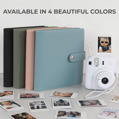 Beautiful Photo Album for 2x3 in Polaroid Photos - Safely Holds Your 300+ Pictures Of Unique Memories - The Perfect Instax Mini Compatible Photo Book To Store Pictures Or Trading Collection Cards
