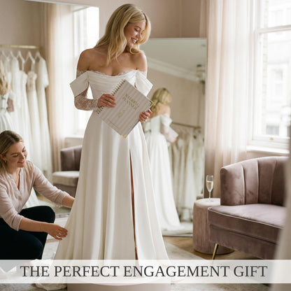 Beautiful Wedding Planner Book and Organizer - Perfect for Detailed Planning Of Your Big Day - Unique Engagement Gift for Newly Engaged Couples, Future Brides and Grooms