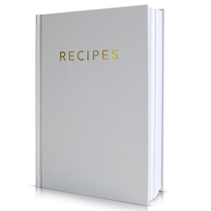 ZICOTO Aesthetic Blank Recipe Book with Waterproof Cover - The Perfect Recipe Notebook To Write In Your Own Recipes - Beautiful Blank Cookbook to Organize Your Recipes
