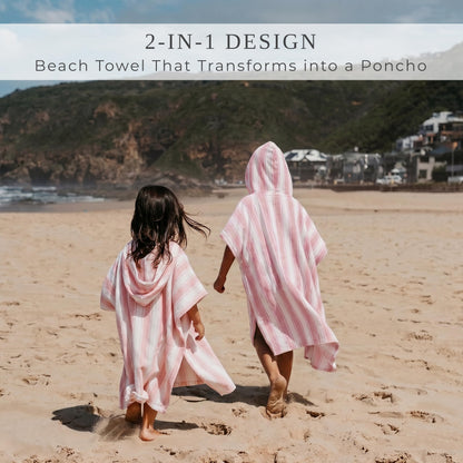 ZICOTO Stylish Hooded Beach Towel for Kids - Extra Soft and Fast Drying Poncho for Toddlers 0-3 Years is Made of Premium Cotton - Perfect Baby Cover Up for Beach Days or Pool and Bath Time Adventures