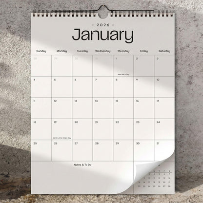 Beautiful 2026 Wall Calendar - Runs from January 2026 until July 2027 - Large 14.5" x 11.5" Office Wall Calendar for Easy Organizing