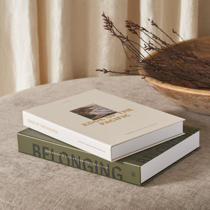ZICOTO Beautiful Decorative Book Boxes – Set of 2 Faux Books with Lids, Paper-Covered Storage for Coffee Table, Bookshelf or Mantel – Modern Photo & Keepsake Organizer