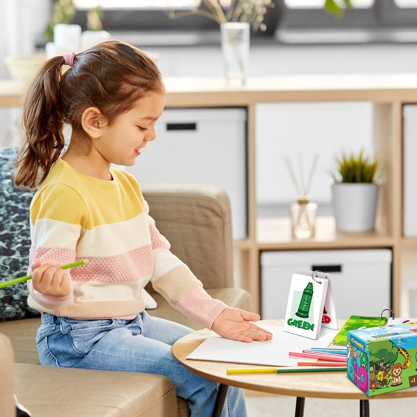 Simplified Flash Cards for Toddlers - 5X Fun Learning Flashcard Sets for Kids - Homeschool Learning Toy for Pre K - K - ABC Alphabet, Numbers, First Words, Colors, Shapes & Memory/Matching Game