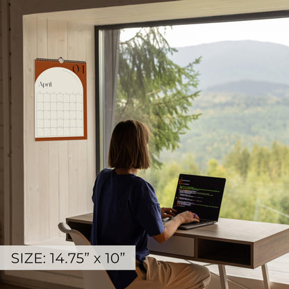 Aesthetic 2025-2026 Wall Calendar - Runs from June 2025 Until December 2026 - The Perfect Wall Hanging Calendar Planner for Easy Organizing