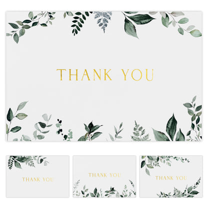 ZICOTO Beautiful Thank You Card Set - 30 Elegant Blank Cards with Envelopes & Stickers - Ideal for Weddings, Business, Baby Showers & More - Premium Bulk Stationery for All Occasions