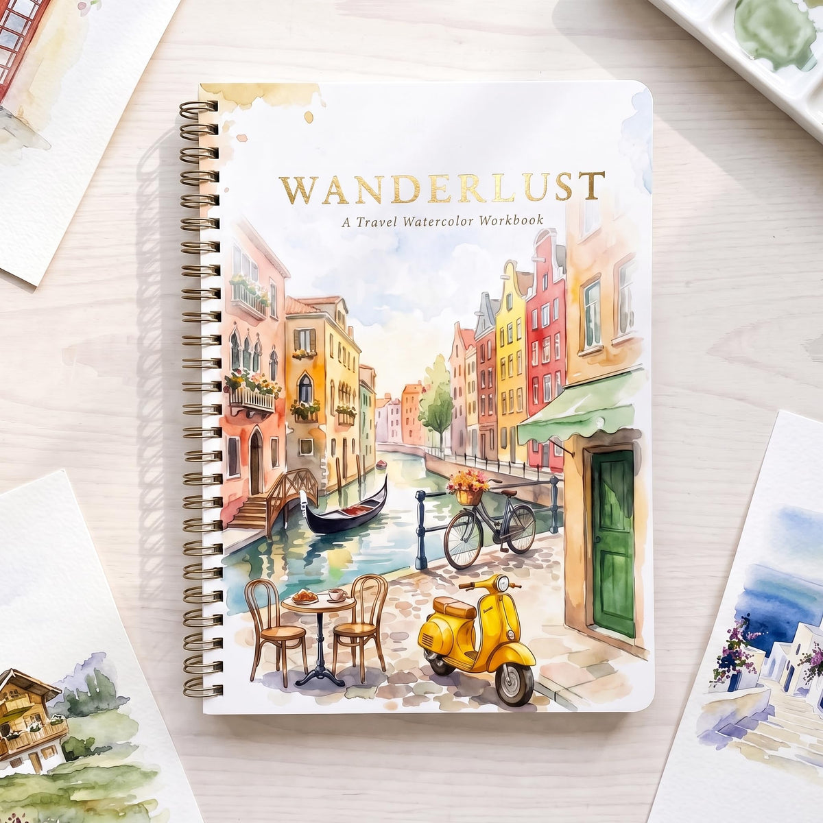 Beautiful Watercolor Workbook for Beginners - Relaxing & Easy to Paint