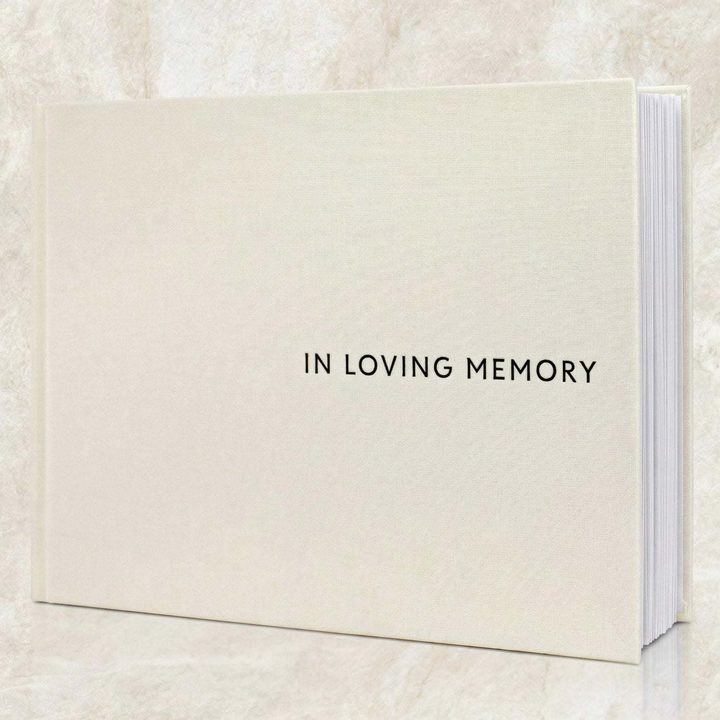 ZICOTO Beautiful Funeral Guestbook to Sign in - The Perfect Funeral Guest Book for Memorial Service