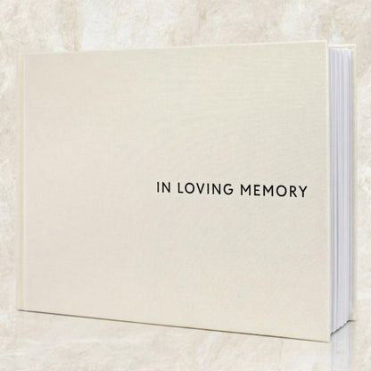 ZICOTO Beautiful Funeral Guestbook to Sign in - The Perfect Funeral Guest Book for Memorial Service