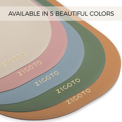 Beautiful Baby Diaper Changing Mat Made of Vegan Leather - Soft and Easy to Wipe Changing Pad for Travel or at Home Use - Lightweight and Foldable Mat That Perfectly Fits Into Any Diaper Bag