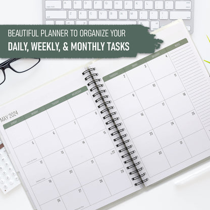 Simplified Teacher Planner For The 2023-2024 Academic School Year - Your All Incl. 8.5" x 11" Lesson Plan Book Supplies - Easily Organize Your Daily, Weekly & Monthly Classroom/Homeschool Schedule