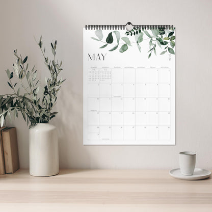 Aesthetic 2026 Wall Calendar - Runs from January 2026 Until July 2027 - The Perfect Large Modern Greenery Calendar Planner for Easy Organizing