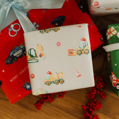 ZICOTO Beautiful Christmas Wrapping Paper Roll Set - Cute Set of 3 Quality Rolls With Lovely Designs for Girls and Boys Gifts- Add a Touch of Magic to Every Kids Gift You Wrap - 17 x 120 in