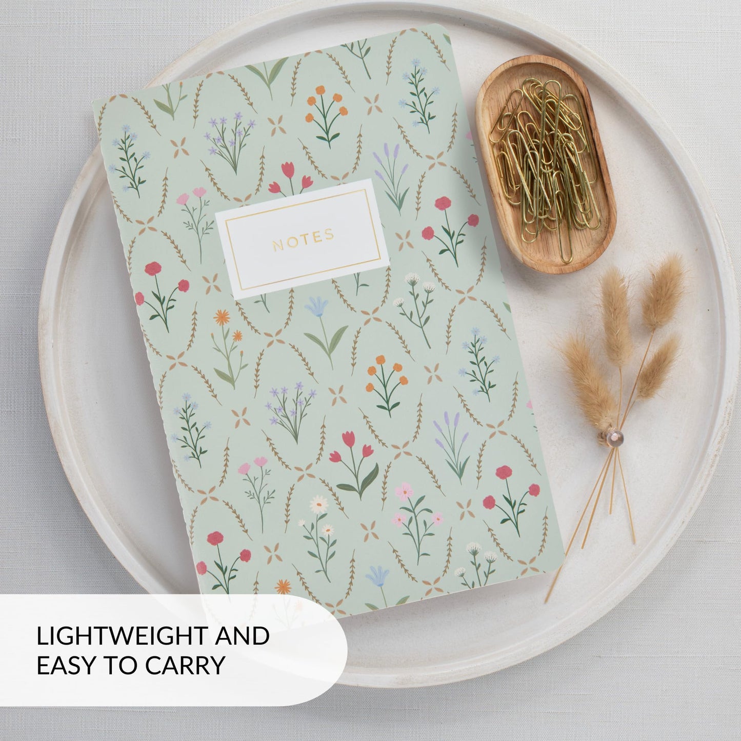 ZICOTO Aesthetic Journal Notebook Set of 4 For Women - Cute College Ruled A5 Journaling Notebooks with Lined Pages - Perfect For Writing And Staying Organized at Work or School