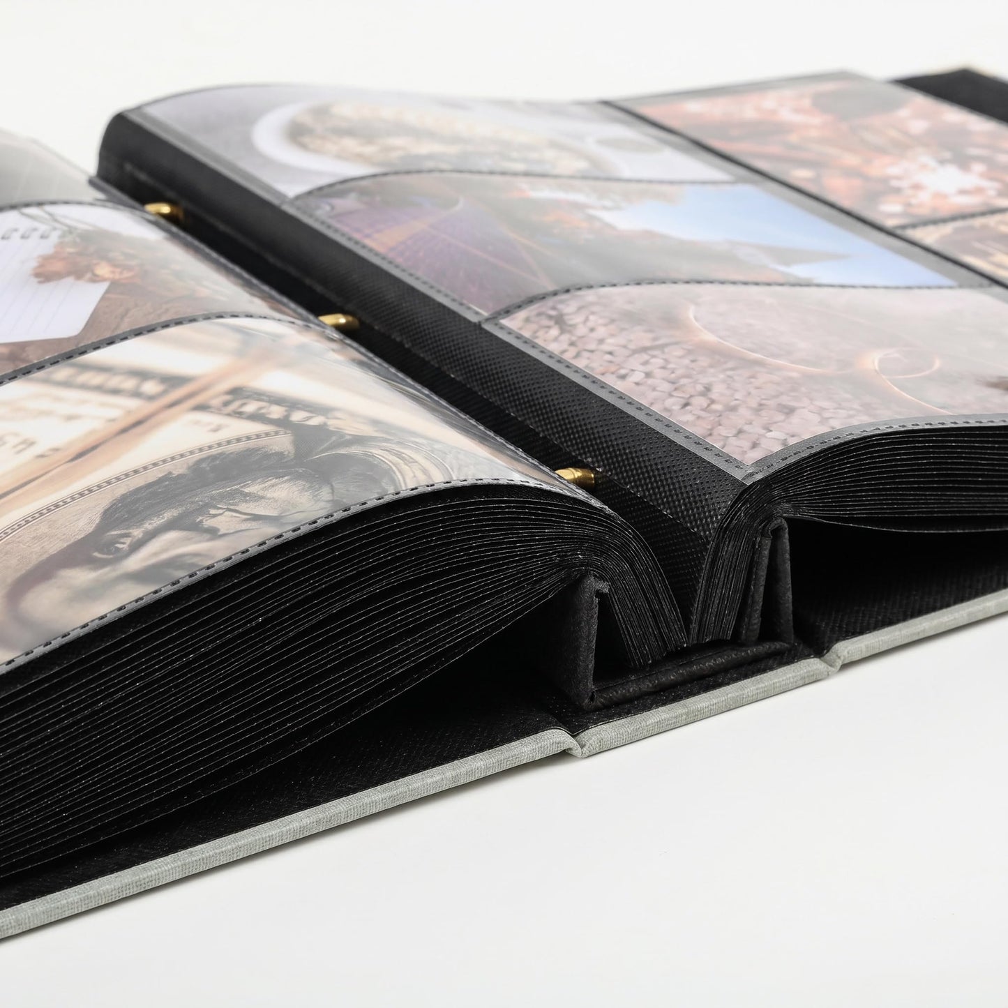 Beautiful Linen Photo Album For 4x6 Photos - Safely Holds Up To 500 Pictures of Unique Memories - The Perfect Big Photo Book To Store All Pictures of Treasured Family, Baby or Wedding Moments