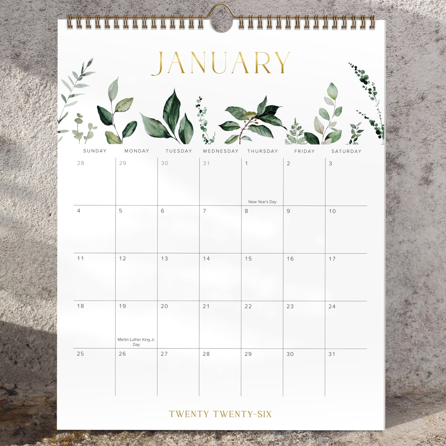 Aesthetic 2026 Wall Calendar - Runs Until December 2026 - The Perfect Large Modern 2025-2026 Calendar Planner for Easy Organizing