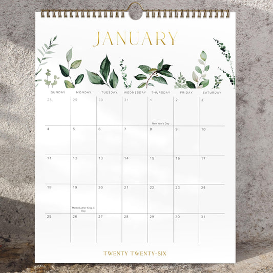 Aesthetic 2026 Wall Calendar - Runs Until December 2026 - The Perfect Large Modern 2025-2026 Calendar Planner for Easy Organizing