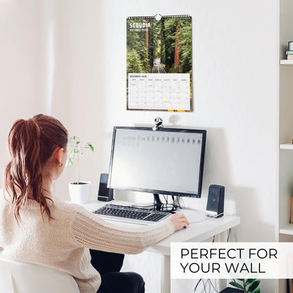 Aesthetic National Park Calendar 2026 - The Perfect Monthly Wall Calendar With Breathtaking Pictures - Runs From October 2025 Until December 2026