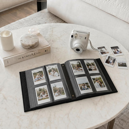 Beautiful Photo Album for 2x3 in Polaroid Photos - Safely Holds Your 240 Pictures Of Unique Memories - The Perfect Instax Mini Compatible Photo Book To Store Pictures Or Trading Collection Cards