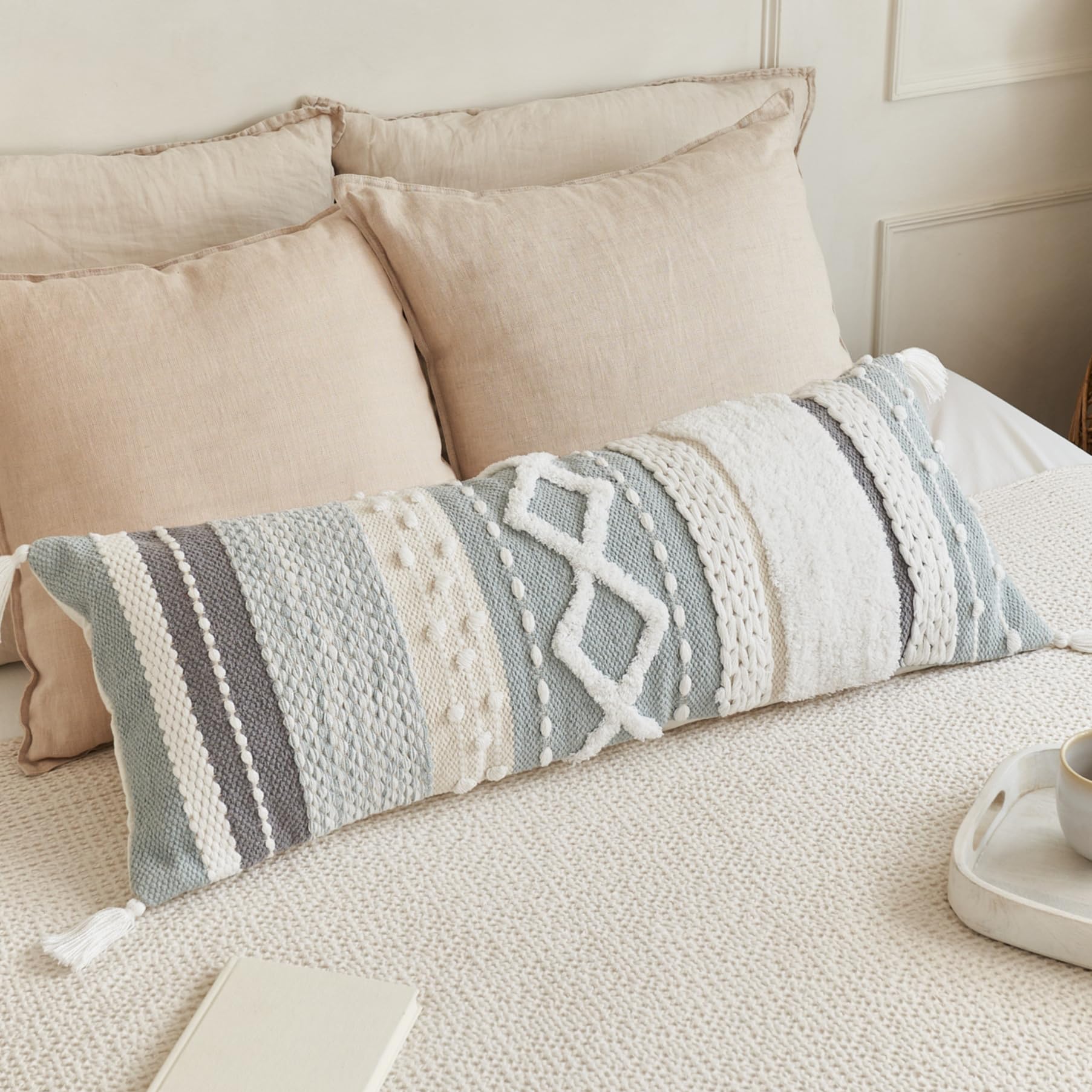 ZICOTO Decorative Lumbar Pillow Cover for Bed & Couch